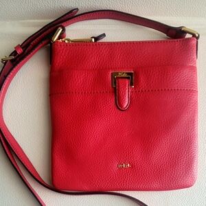 Ralph Lauren Vintage Red Carlisle Crossbody NWOT